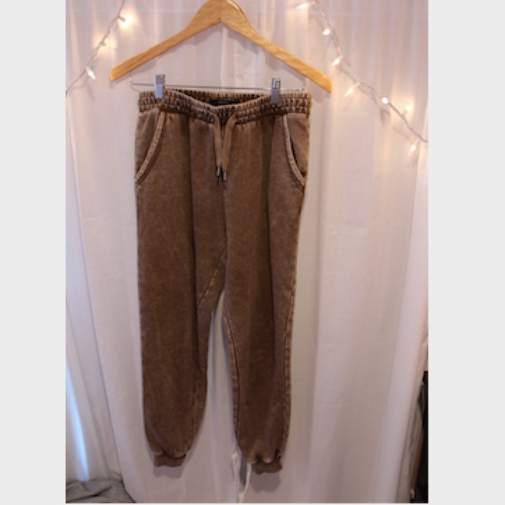 Olive Drawstring Joggers
